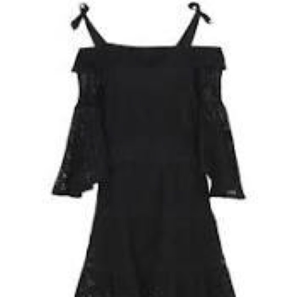 Foxiedox Lace Off the Shoulder Bow Dress NWT XS